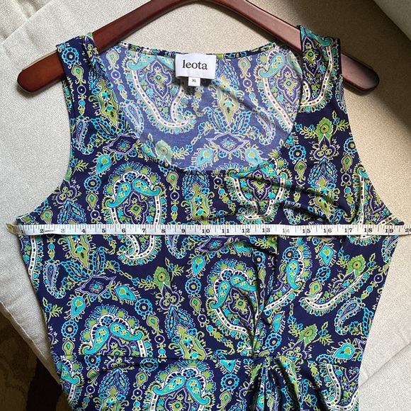 Leota Knot Detail Maxi Dress XL 16 - Picture 3 of 10